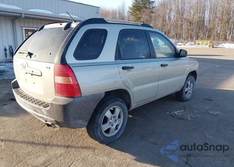 2008 Kia Sportage Lx z USA, uszkodzony, nr VIN KNDJF724487500659